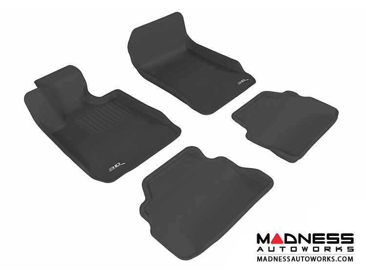 BMW 3 Series Floor Mats (Set of 4) - Black by 3D MAXpider - E92 Coupe
